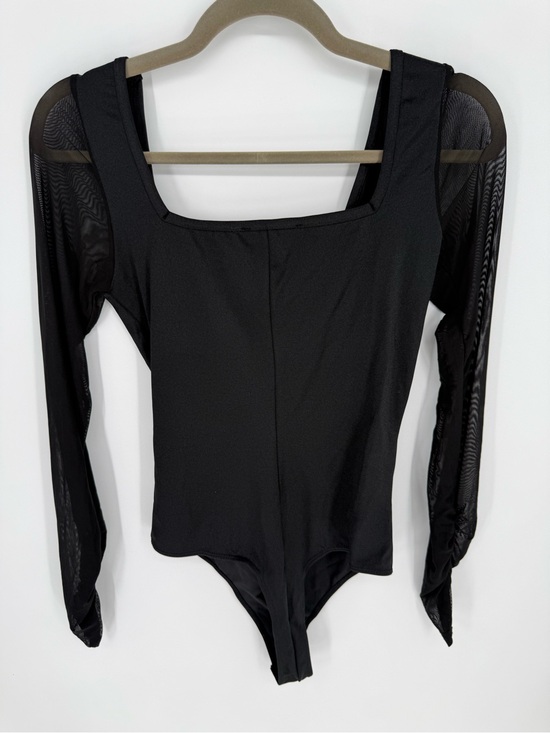 Blue blush Other - Black Mesh Long Sleeve Bodysuit Size Medium